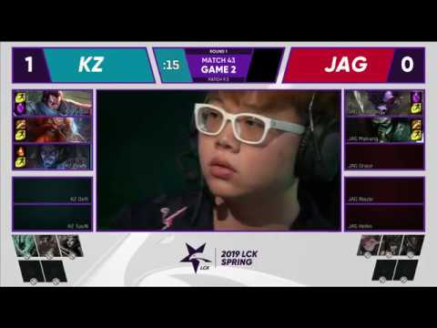 JAG vs KZ Jin Air Green Wings vs KING-ZONE DragonX| W5 D2 | Game 2 FULL | LCK Spring Split 2019