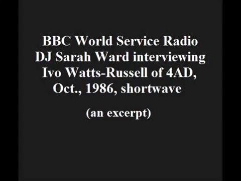 Ivo Watts-Russell being interviewed by Sarah Ward, 1986