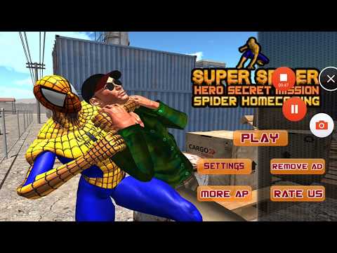 Super Spider Hero Secret Mission Spider Homecoing - by Wallfish Inc. | Android Gameplay |