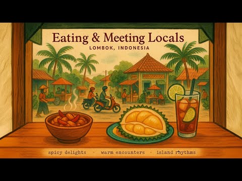 Eating & Meeting Locals in Lombok, Indonesia 🇮🇩