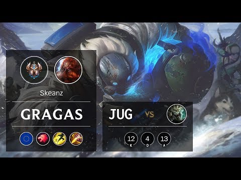 Gragas Jungle vs Rengar - EUW Challenger Patch 9.13