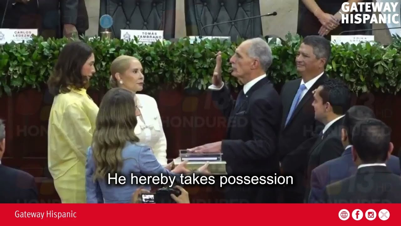 Nasry Asfura es juramentado como presidente de Honduras (VIDEO)