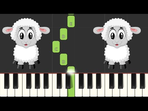 Mary Had a Little Lamb - Super Easy Piano Tutorial