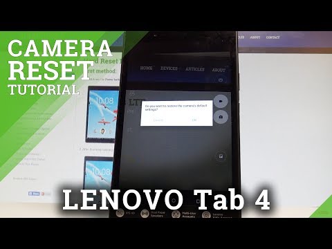 How to Reset Camera LENOVO Tab 4 LTE - Restore Camera Settings |HardReset.Info