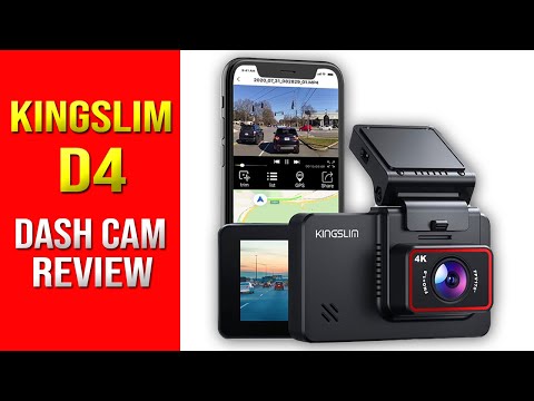 KINGSLIM D4 4K Dash Cam Review (GPS & Park Mode)