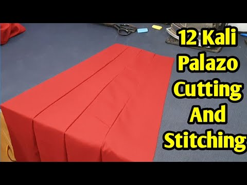 12 Kali Palazo Cutting And Stitching