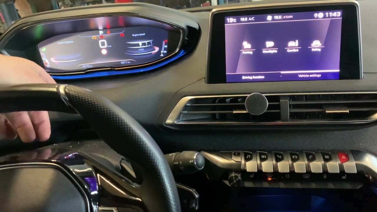 Watch video Peugeot 3008 set new tyre pressure Now Peugeot 3008 set new tyre pressure