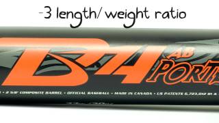 Video thumbnail: COMBAT B4 Portent BBCOR: B4AB1 Adult