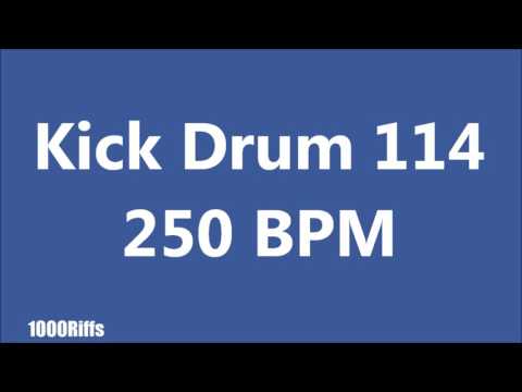 Kick Drum K114 : 250 BPM : Beats Per Minute