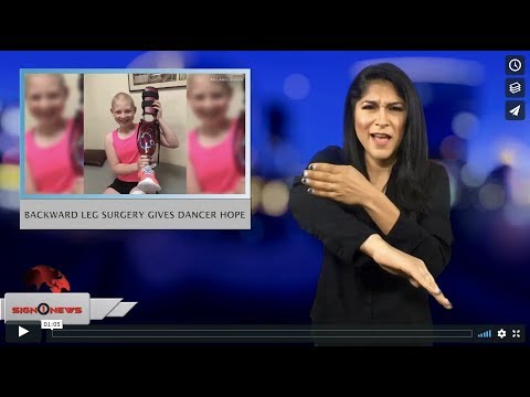 Backward leg surgery gives dancer hope (ASL - 9.11.18)