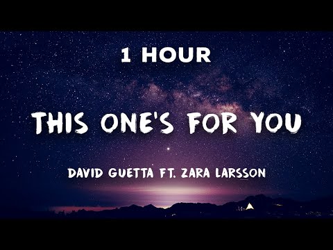 [1 Hour] This One's For You - David Guetta ft. Zara Larsson (UEFA EURO 2016) | 1 Hour Loop