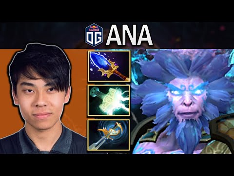 OG.ANA SMURF MONKEY KING WITH 24 KILLS & MJOLNIR - DOTA 2 7.31 GAMEPLAY