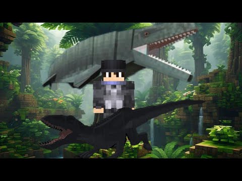 jurassic park Map Minecraft Mosasaurus e Indoraptor