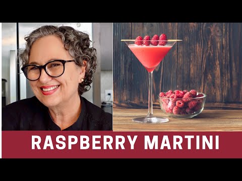 How to Make a Vodka Martini - Raspberry Martini (Keto Friendly) | The Frugal Chef