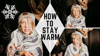 HOW TO STAY WARM WHILE LIVING IN A VAN| VANLIFE