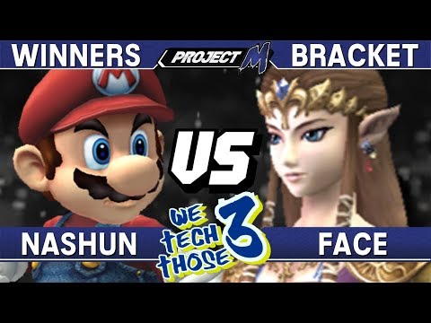 Project M - Nashun (Mario) vs Face (Zelda) - We Tech Those 3 Winners
