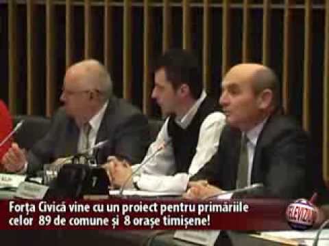 Forta Civica vine cu un proiect pentru primariile celor 89 de comune si 8 orase timisene!