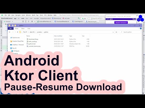Android Ktor Client Pause-Resume Download