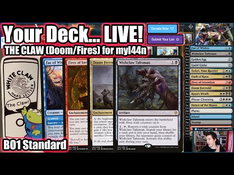 Your Deck... LIVE! Standard (Best of One) THE CLAW (Fires of Invention/Doom Foretold) for myl44n