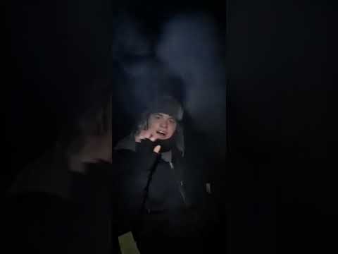 the urban bushman lighting a brazier