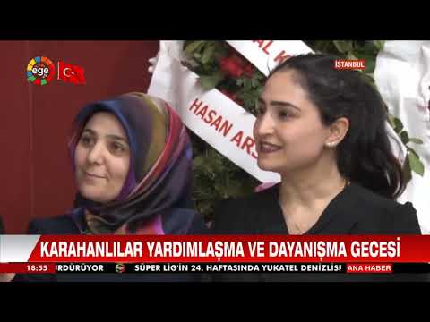Ege TV'de Yayınlanan Kaz Gecesi Haberimiz | Karahanlılar Yar. ve Day. Derneği