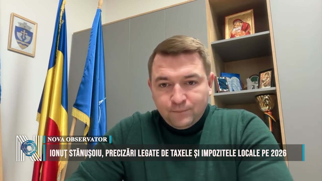 Ionuț Stănușoiu, precizări legate de taxele și impozitele locale pe 2026
