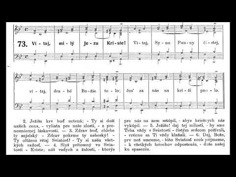 JKS 295 - Vitaj, milý Jezu Kriste (starý nápev)