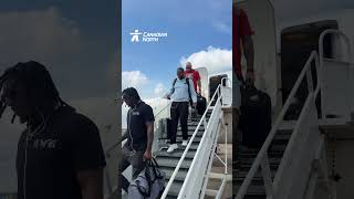 Touching down in Edmonton for our game on July 9 against the Elks!