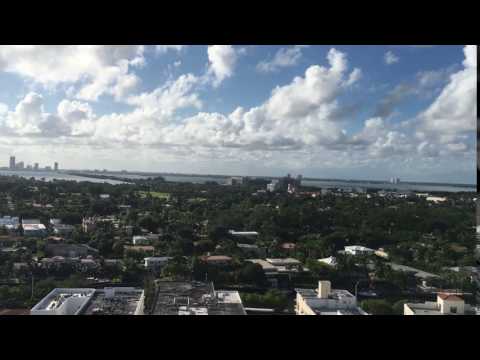 View of Miami from a $29 million dollar penthouse.