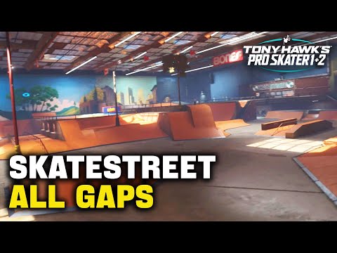 All Skatestreet Gaps in TONY HAWK'S PRO SKATER 1+2 (Gap Master Guide)
