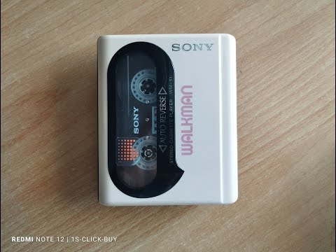 Sony Walkman Cassette player WM 51 pink Working, video test image 7