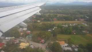 preview picture of video 'AIRPLANE LANDING AT LAOAG INTERNATIONAL AIRPORT'