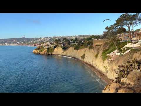 La Jolla Cove Beach Ambiance with Relaxing Ocean Wave Sounds - Soothing Nature Sounds of San Diego