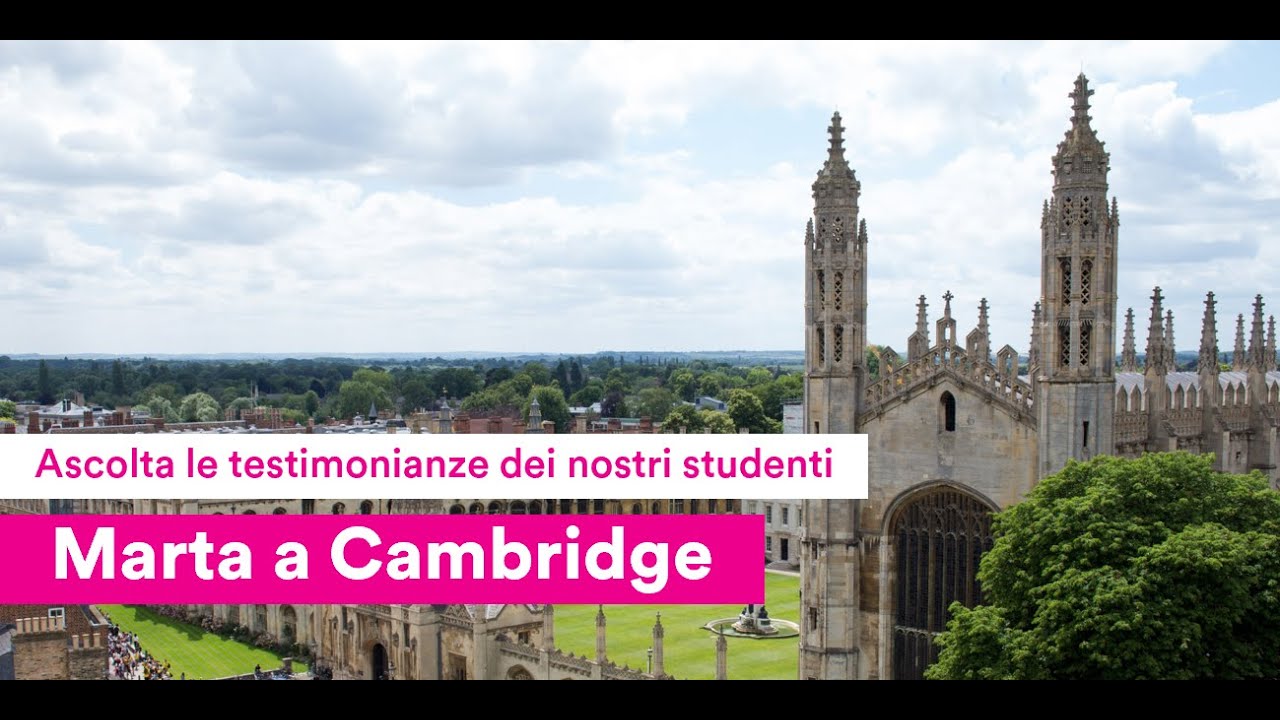 Marta racconta Cambridge