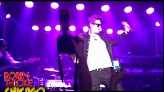 Robin Thicke - Angel On Each Arm Live Chicago