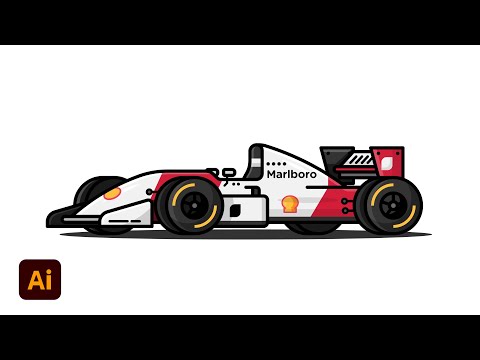 Lets draw the Youtube Button Adobe Illustrator Flat Design Tutorial