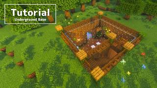 【Minecraft】How to build an Underground Base | サバイバルで使える地下拠点の作り方【マインクラフト】Tutorial
