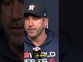Justin Verlander Credits Phillies' STRONG LINEUP, Says He Needs to "Do Better" #shorts