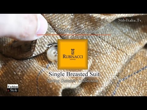 "Italian Gentleman" - "Rubinacci" - "Single Breasted Suit"  "Italian Tailoring" "Italian Fashion"