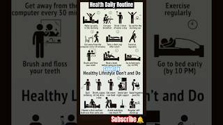 10 Daily Habits for a Healthier Lifestyle 🌞💪 | Must-Try Routine Tips! #healthyroutine #healthysteps