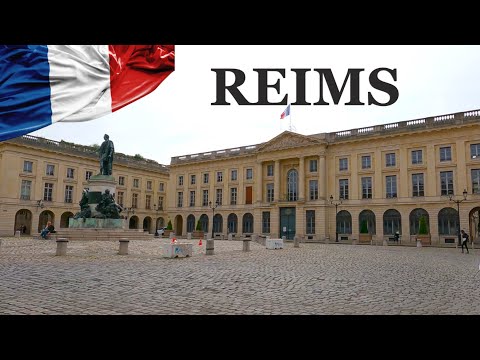 Dirija em Reims, Champagne-Ardenne, Marne, França I 4K 60fps