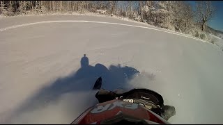 preview picture of video 'Iowa Snowmobiling Tiffin'