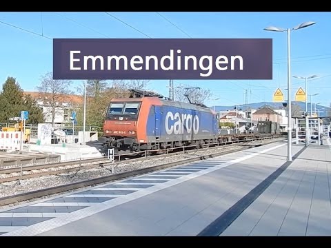 Rheintalbahn - Züge in Emmendingen 1/2