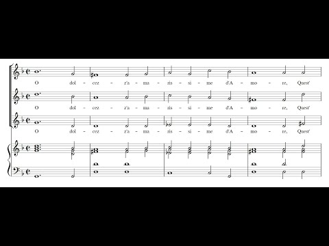 LUZZASCO LUZZASCHI: O dolcezz'amarissime d'Amore PDF SCORE