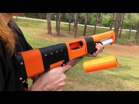 spring thunder shell ejecting foam dart blaster wip by gdop26