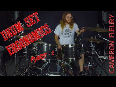 Drum Set Ergonomics - Part 2 - What Drummers Are Doing Wrong | Cameron Fleury