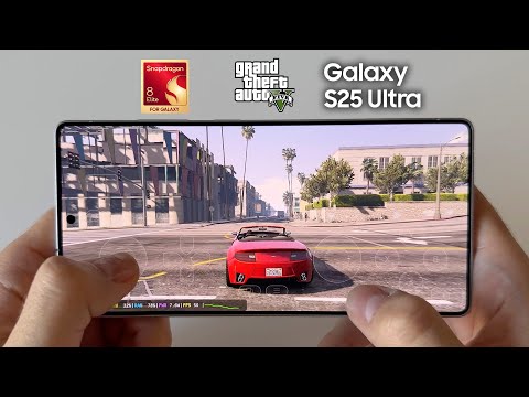 Samsung S25 Ultra GTA V Gaming Test | Snapdragon 8 Elite | GameHub PC Emulator