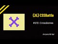 CssBattle - Crossbones | Target #172