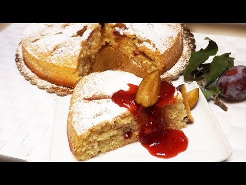 TORTA MORBIDA ALLE PRUGNE veloce e salutare