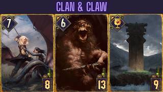 Gwent | Clan and Claw | Skellige SelfWound Heal Deck #gwent